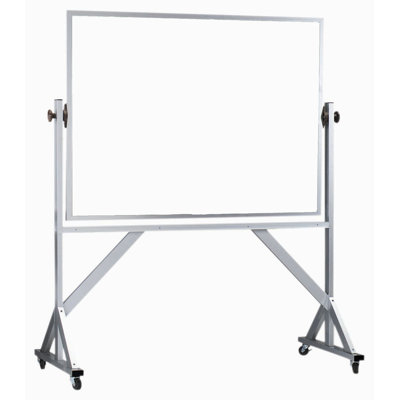 Tableau blanc sur pied réversible