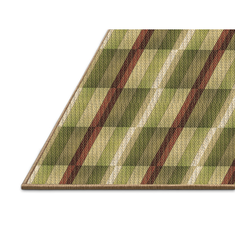 Mayfield Performance Wool Geometric Indoor Rug, Rectangle 8' x 12'