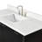 Haun 48'' Solid Wood Single Bathroom Vanity with 1.5'' Carrara Quartz Top in Black, Rectangular Sink-1283174763-1283174762-1283174757