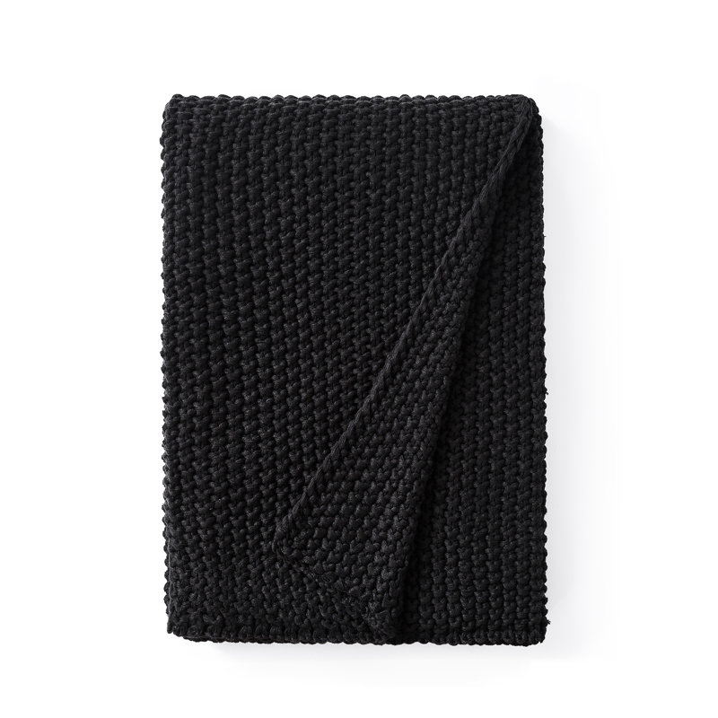  Très grand jeté Cozy Potato Waffled, Noir