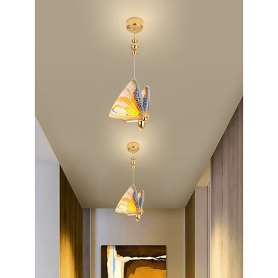 Branan 1 - Light Led Chandelier Dimmable Acrylic Pendant Light