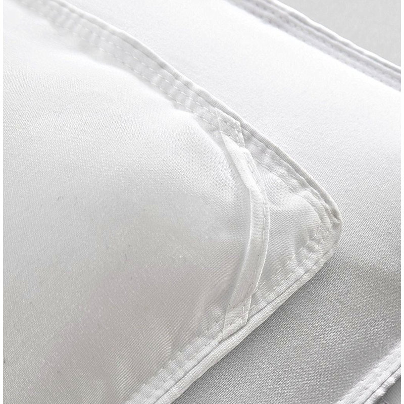 Édredon en duvet synthétique toutes saisons Crystal, Édredon double / grand, Blanc