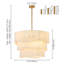 Virelle 6-Light Boho Dimmable Tiered Drum Chandelier