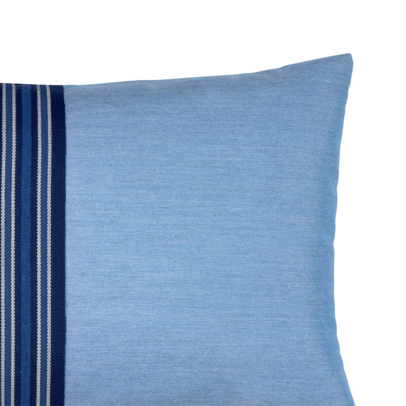 Ocean Banded Rectangular Performance Pillow Cover & Insert