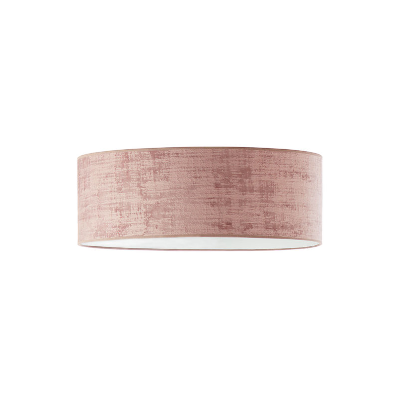 Aizah Fabric Flush Mount, Pink White