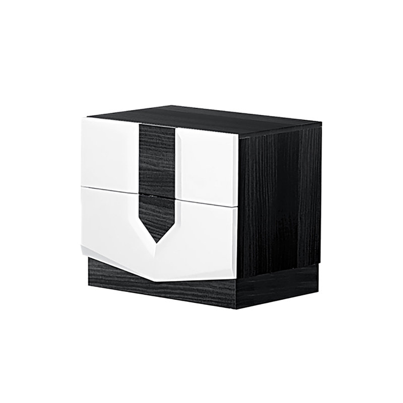 Table de chevet blanche