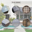 Ensemble de conversation modulaire avec coussins Salkeld