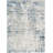 Alsup Abstract Modern Machine Woven Area Rug in Blue/Gray-4003110