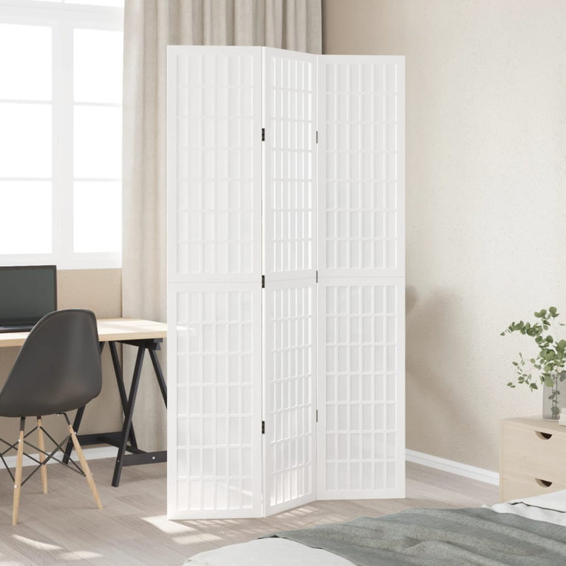 105cm W 3 - Panel Folding Room Divider, 200cm H x 105cm W x 0.16cm D