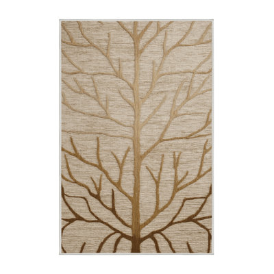 Washable Lotus Root Vegetables Area Rug