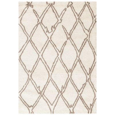 Tapis en laine touffeté à la main Samaira