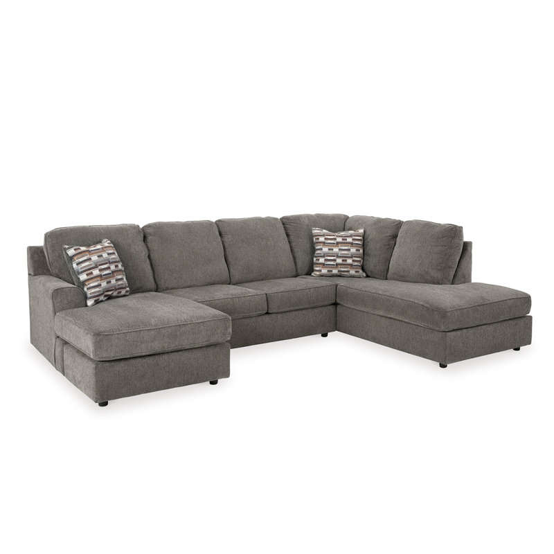 Lanita 125" Wide Sofa & Chaise, Right Hand Facing