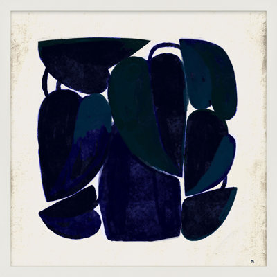 Blue Floral Print by StudioM