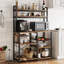 90 cm W Iron Shelving Unit-584428558