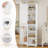 16'' W X 71'' H X 12'' D Linen Cabinet With Adjustable Shelves