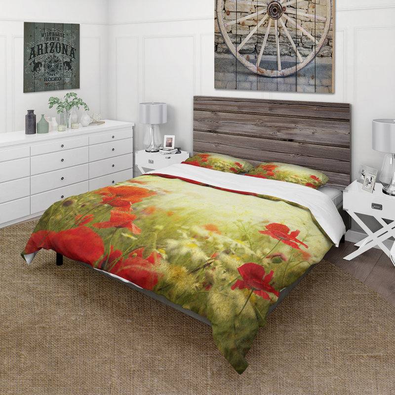 Ensemble de housse de couette country, Housse de couette très grand + 2 taies décoratives