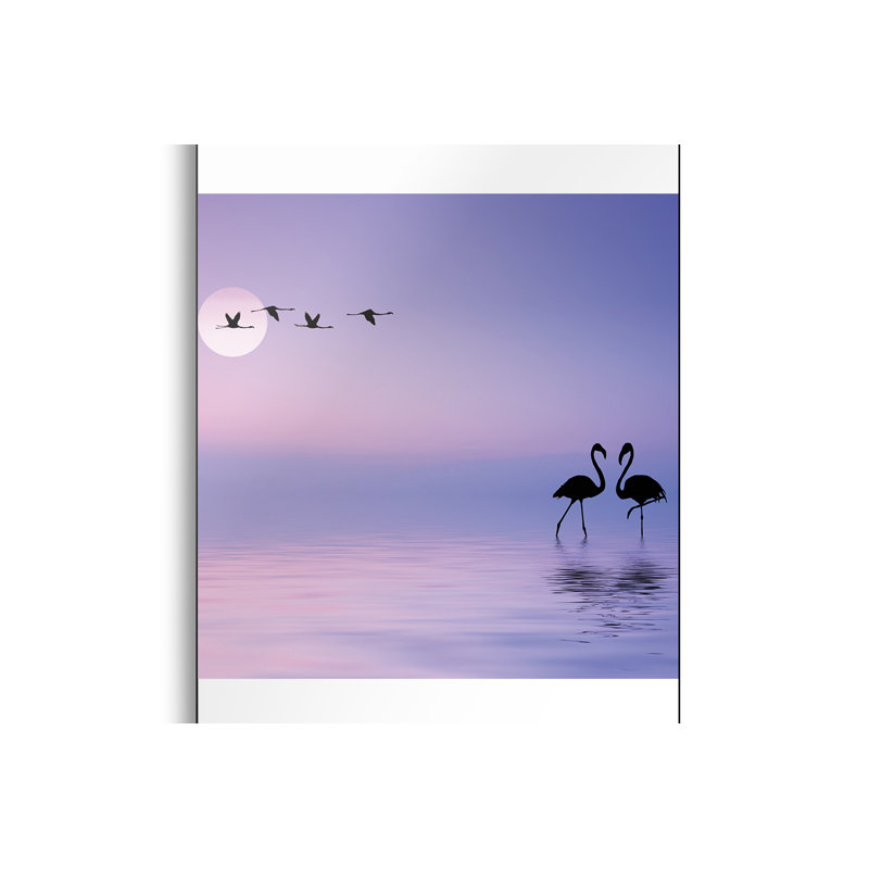Reproduction d'art mural, Steppeix, "Flamant volant" par Bess Hamiti