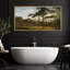 «Forest Clearing Classic Landscape Pastoral Nature Scene Antique Retro Fine Art Art, reproduction d'art encadrée»-95016748-111568091