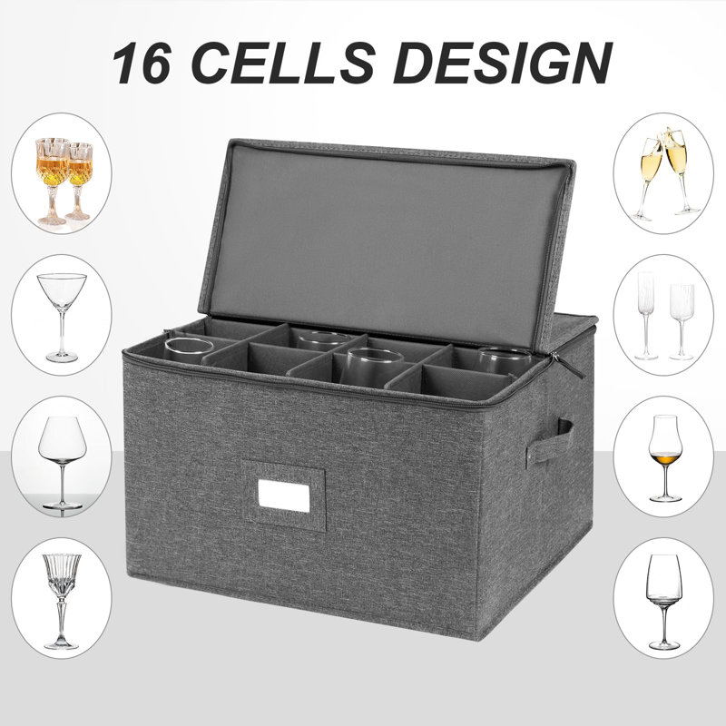 Linen Stemware Storage