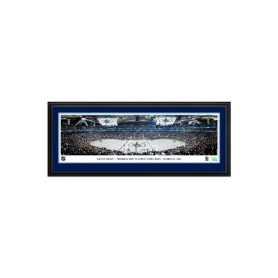 «Seattle Kraken», première partie de la conférence Climat Pledge - NHL, impression panoramique
