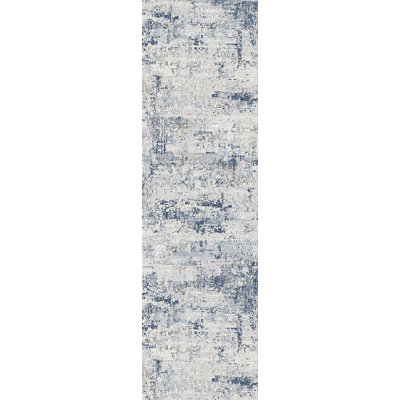 Tapis gris / bleu Dionatta