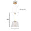 Luminaire suspendu 1 lumière Feurstein