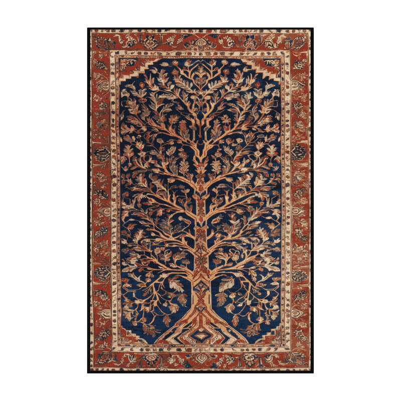 Tapis brun lavable à la machine, Tapis de couloir 2 pi x 4 pi