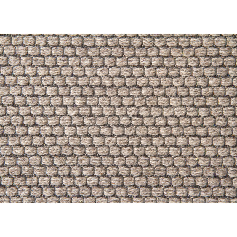 Aliza Solid Colour Wool Flatweave Area Rug, Rectangle 160 x 230cm