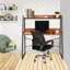 Bureau en bois massif avec huche Pamphilos