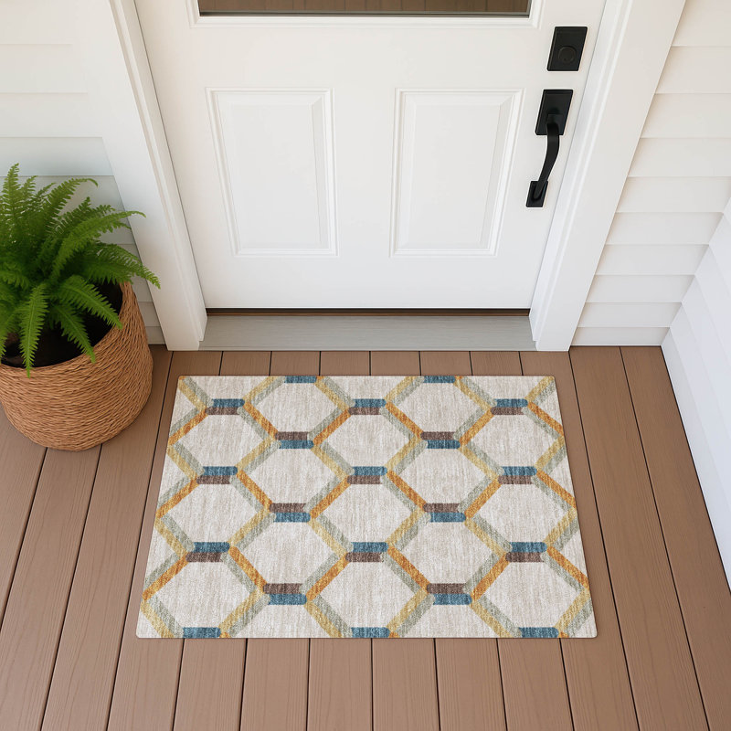 Tapis intérieur / extérieur lavable à la machine Chantille ACN2343, Rectangle 1 pi 8 po x 2 pi 6 po