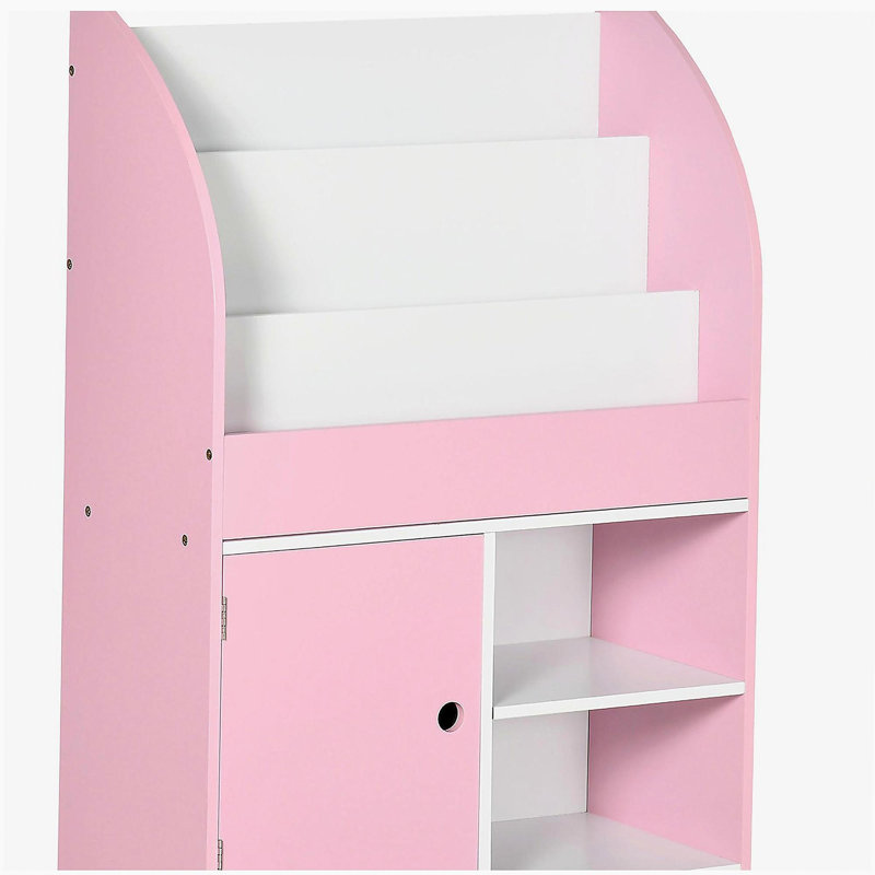 Bibliothèque, organisateur de rangement pour jouets multifonctionnel, adapté aux jardins d'enfants et à la lecture, avec une armoire