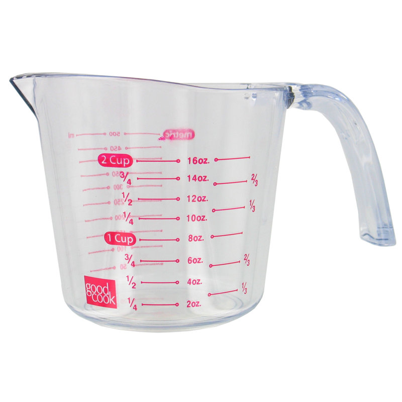 Bradshaw Plastic Measuring Cup, 0.05" H x 1" W x 9" D