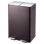 Poubelle double, poubelle de cuisine en acier inoxydable 16 gallons (2 x 30 l) avec couvercle et seau intérieur, poubelle à double compartiment et corbeille avec pédale pour bureau à domicile