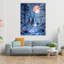 Art mural en verre trempé Howling Wolves-129452356