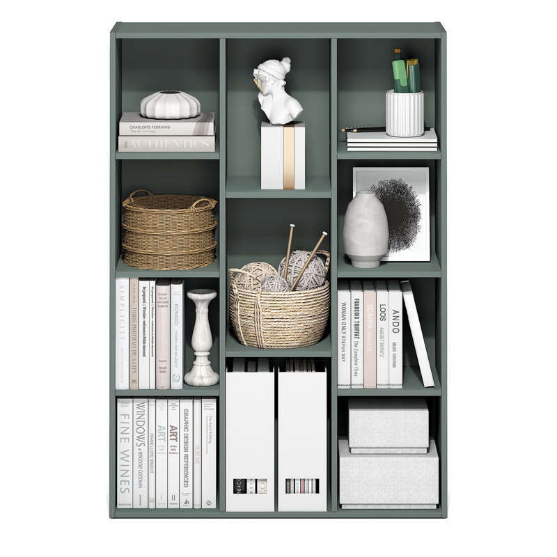 Placentia Standard Bookcase, Green