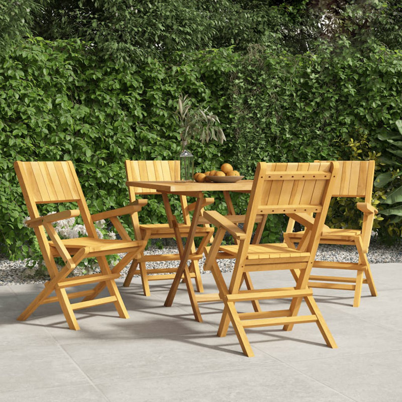 Foldable Outdoor Patio Dining Armchair