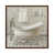 Toile classique avec cadre brun