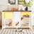 47.25" Large Cat Litter Box Enclosure With LED Light