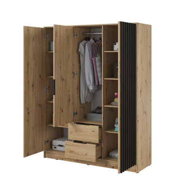 Andzela 3 Door Wardrobe