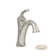 Elm Single Handle Bathroom Faucet with Push Pop Drain