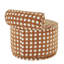 Fauteuil décoratif rond Hercle Brown