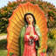Statue religieuse La Vierge de Guadalupe