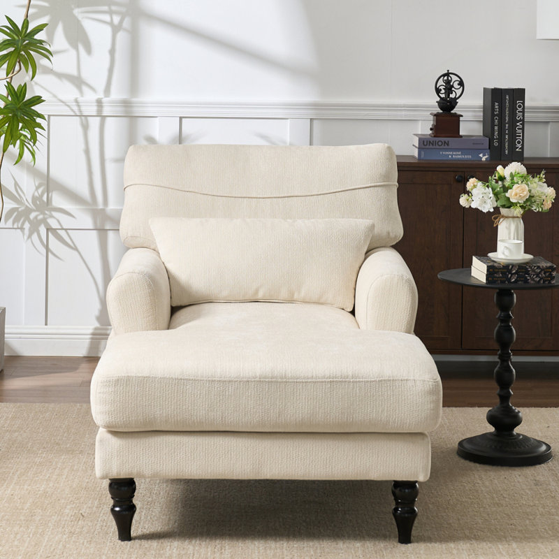 Fauteuil inclinable confortable et durable avec des sièges spacieux parfaits pour la vie, Blanc