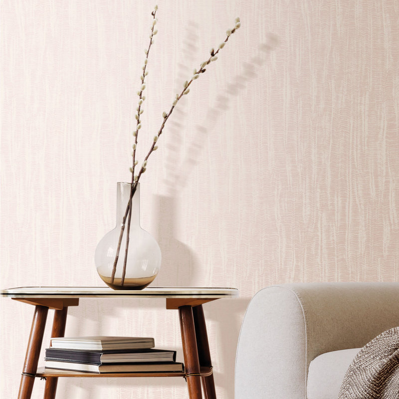 Rouleau de papier peint texturé en soie Classic Italian Collection Classic Italian, Rose clair
