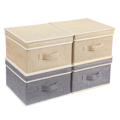Ebern Designs Fabric Decorative Bin
