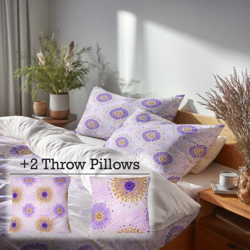 Ensemble de literie 5 pièces Modern, Housse de couette très grand + 4 pièces supplém