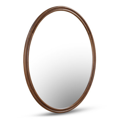 48" Walnut Accent Mirror