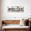 «Wash And Fold Old Sign», reproduction sur toile-930561361