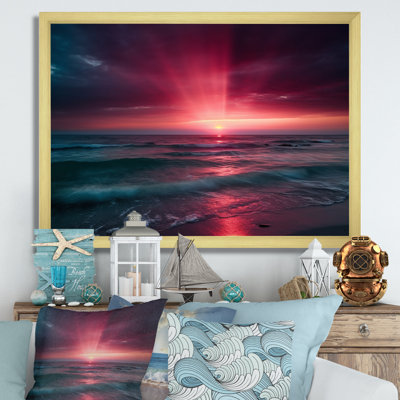 " Pink Coastal Horizon II "