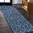 Keenon Moroccan Beni Souk Navy/Cream Rug-1907655900